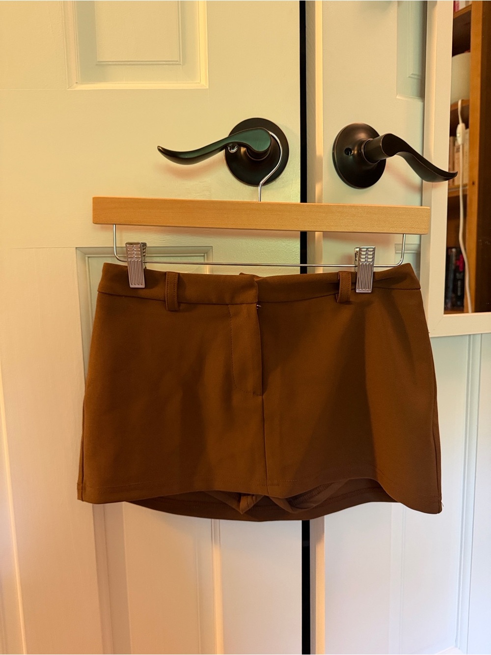 Edikted Brown Mini Skirt